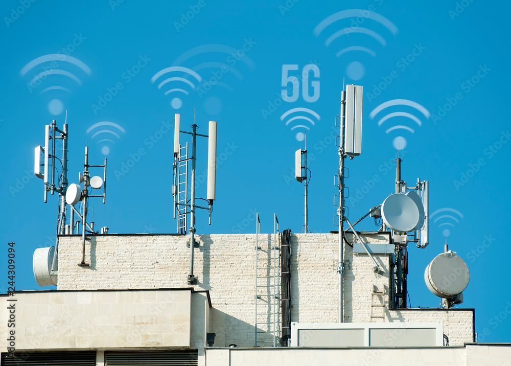 Antenas 5G que se comienzan a instalar en la provincia.