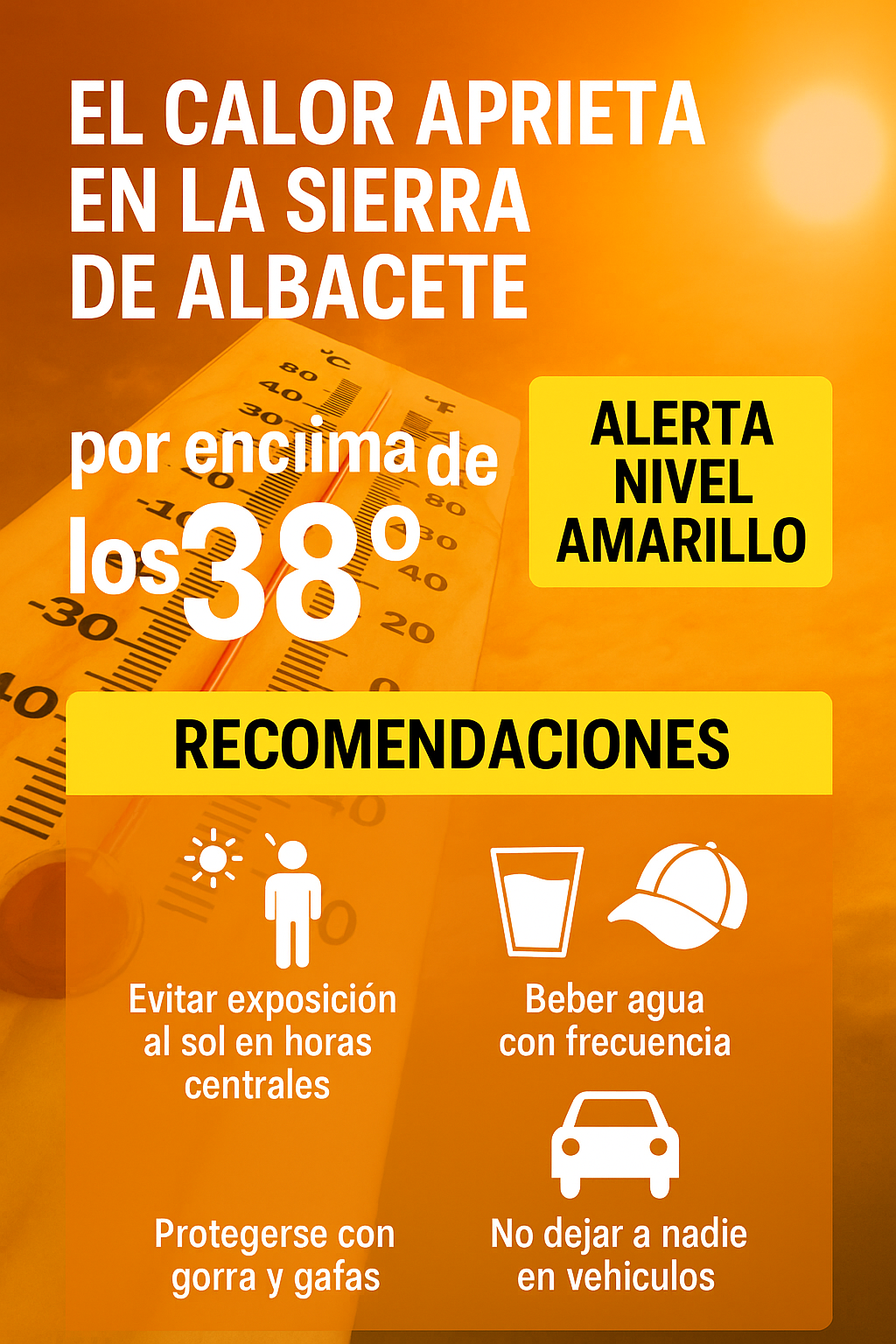 El calor vuelve con más fuerza.