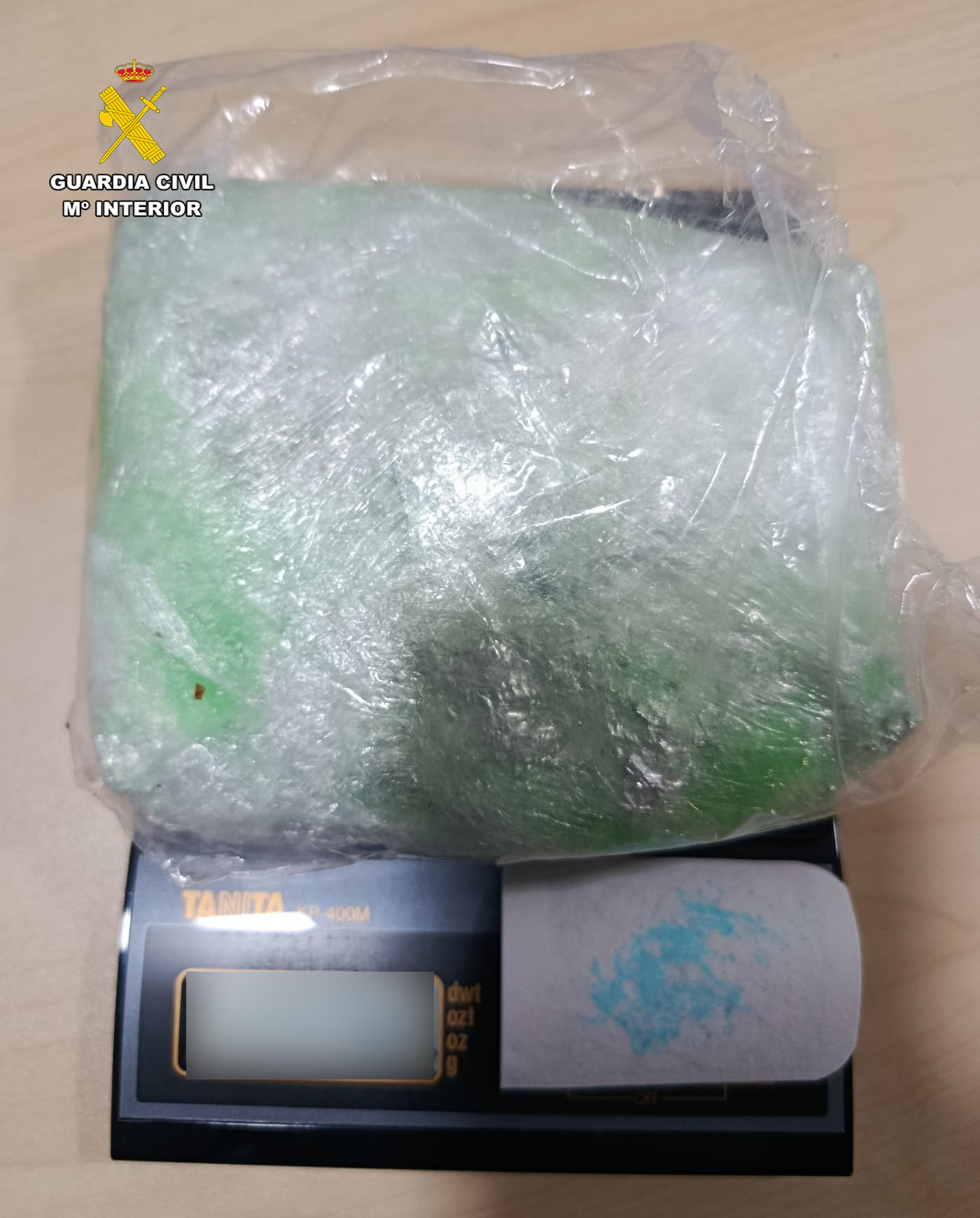 Droga incautada por la Guardia Civil.