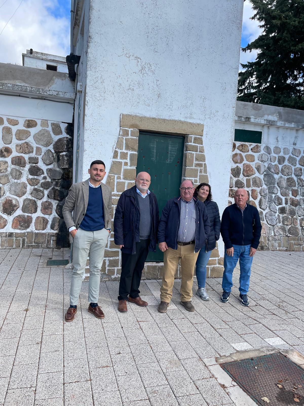 Momento de la visita a Bienservida.