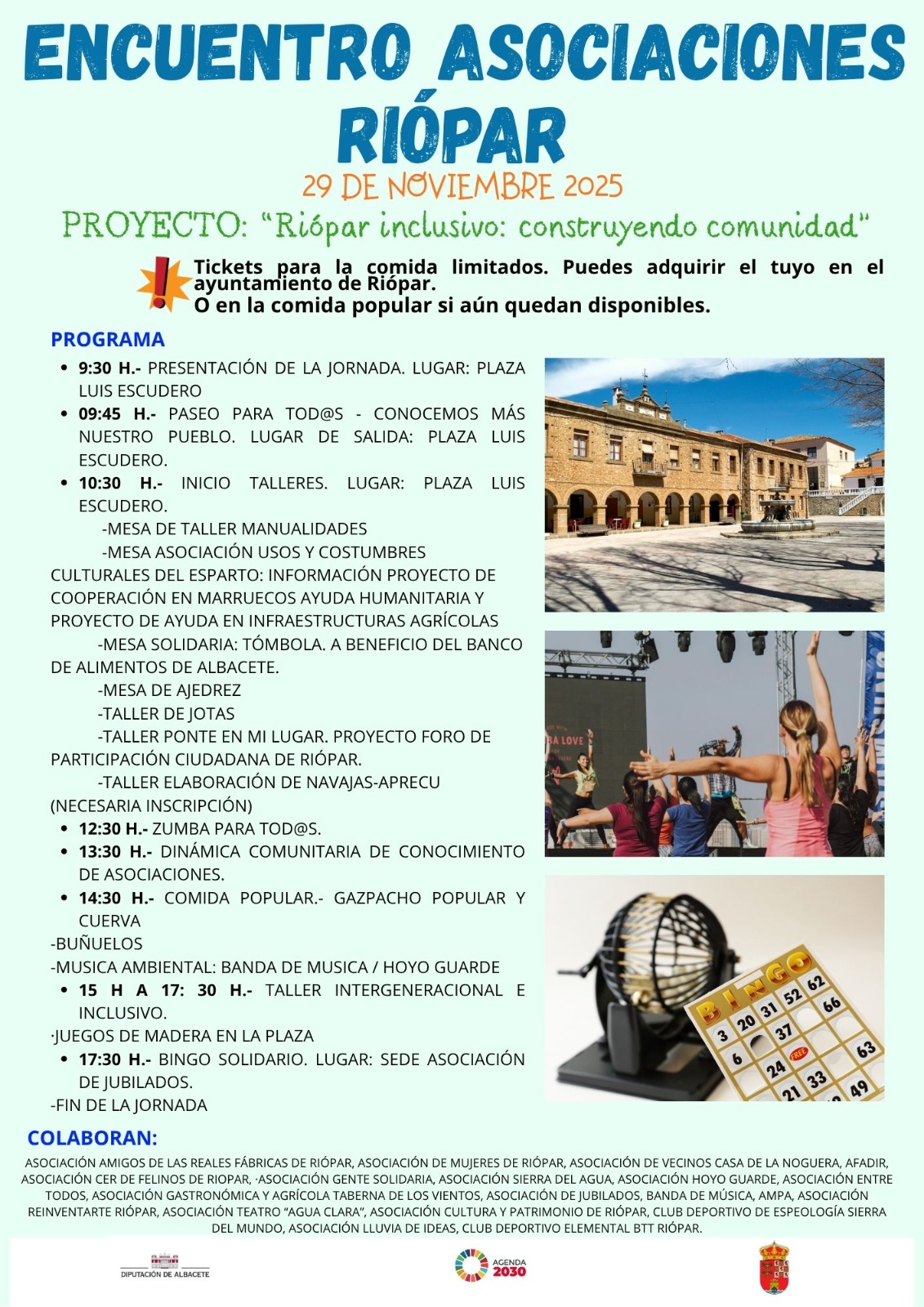 Cartel del encuentro de Asociaciones en Riópar.