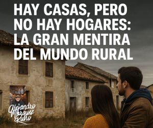 Opinión; Hay casas, pero no hay hogares: la gran mentira del mundo rural.